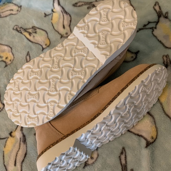 Birkenstock booties suede tan brand new hydrophobic 37 - Picture 4 of 6